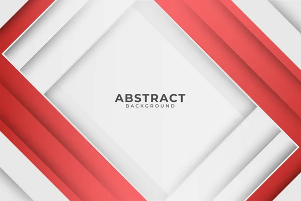 Rood Wit Modern Abstract Achtergrond Ontwerp — Stockvector