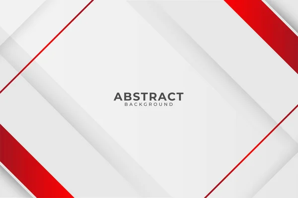 Rouge Blanc Moderne Abstrait Conception Fond — Image vectorielle