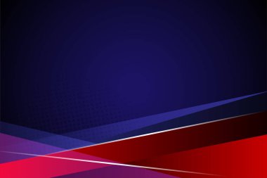 Çizgili mavi ve kırmızı arka plan. Vektör soyut arkaplan dokusu tasarımı