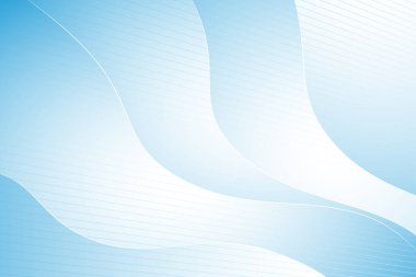 Mavi Dalgalı Soyut Arkaplan Tasarımı