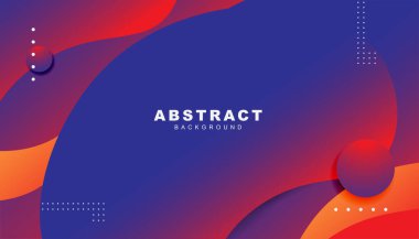 Renkli dalgalı eğimli şekil soyut arkaplan