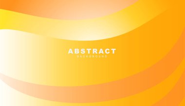 Dinamik soyut şekilli sarı arkaplan