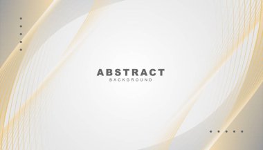 Beyaz arka plan üzerinde parlayan altın satırlar