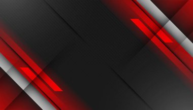 Kırmızı ve siyah renklerde soyut geleceksel arkaplan