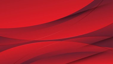 Dinamik dalgalarla soyut kırmızı arkaplan