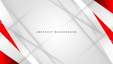 Soyut kırmızı gri gri beyaz boşluk modern fütüristik arkaplan vektör çizimi tasarımı.