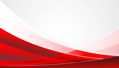 Güzel kırmızı dalga akış arkaplan vektörü