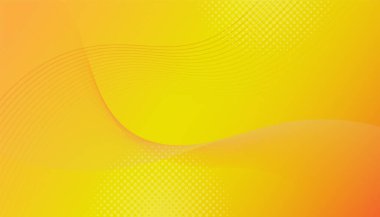 Dalgalı çizgileri olan sarı soyut arkaplan
