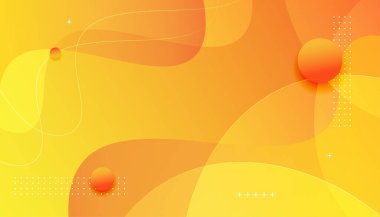 sıvı eğimli dalgalı şekilli turuncu arkaplan