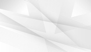 Soyut beyaz geometrik arkaplan tasarımı