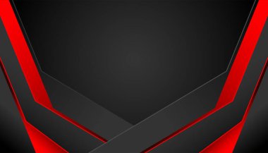 soyut kırmızı ve siyah geometrik arkaplan
