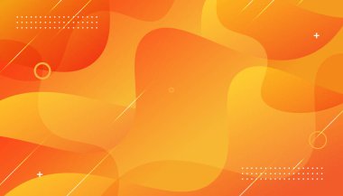 Soyut turuncu eğimli arkaplan tasarımı
