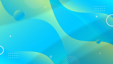 Geometrik Şekiller ve Gradyanlarla Soyut Arkaplan