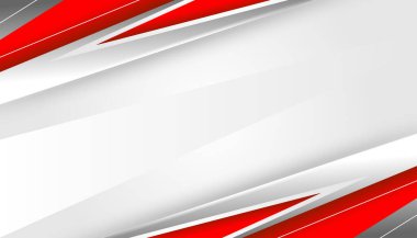Soyut kırmızı gri gri beyaz boşluk modern fütüristik arkaplan vektör çizimi tasarımı.
