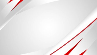 Kırmızı beyaz modern soyut arkaplan tasarımı