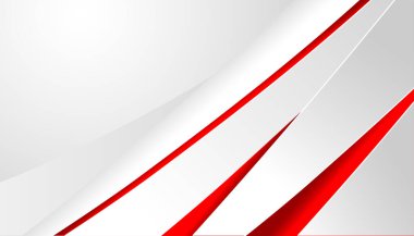 Kırmızı beyaz modern soyut arkaplan tasarımı