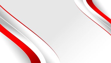 Kırmızı beyaz modern soyut arkaplan tasarımı