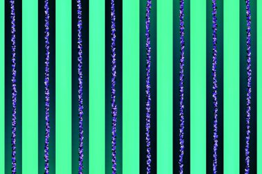 Parlak çizgileri olan yeşil ve mavi çizgiler soyut tasarım