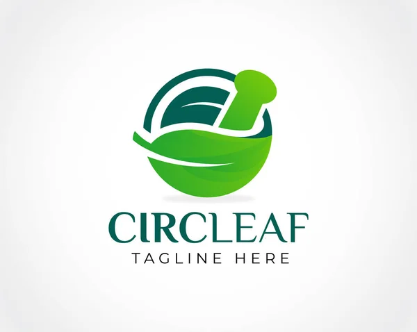 Çember Yaprak, Havan ve yumuşak eğimli tokmak logosu. Doğa logosu