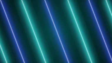 Neon ışıkları fütüristik, renkli, dikişsiz, neon ışık çizgisi teknolojisi arka planında parlıyor.