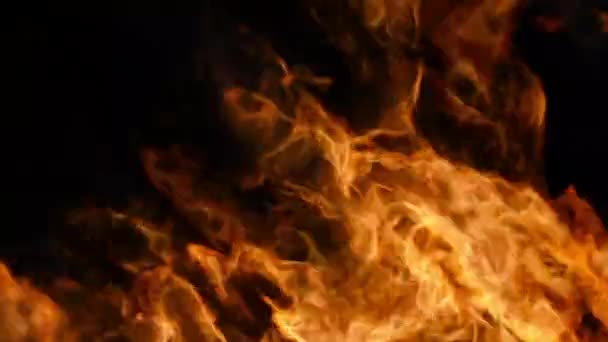 Realistyczna Transformacja Eksplozji Pożarowej Kanałem Alfa Wspaniały Efekt Wizualny — Wideo stockowe