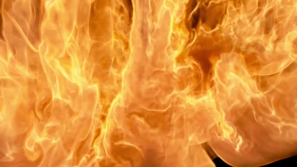 Realistisk Fire Explosion Transition Med Alpha Channel Fantastisk Visuell Effekt — Stockvideo