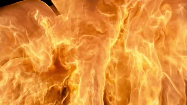 Realistisk Fire Explosion Transition Med Alpha Channel Fantastisk Visuell Effekt — Stockvideo
