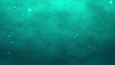 Duman ve toz parçacığı etkisine sahip renkli ışık huzmesi soyut arkaplan. 4K 3D soyut ışık hareketi başlıkları sinematik arkaplan.