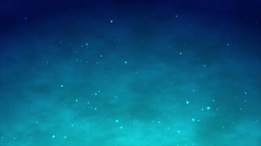 Duman ve toz parçacığı etkisine sahip renkli ışık huzmesi soyut arkaplan. 4K 3D soyut ışık hareketi başlıkları sinematik arkaplan.