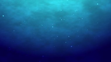 Duman ve toz parçacığı etkisine sahip renkli ışık huzmesi soyut arkaplan. 4K 3D soyut ışık hareketi başlıkları sinematik arkaplan.