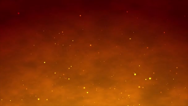Барвистий Блискучий Світловий Промінь Димом Пиловими Частинками Ефект Абстрактного Фону — стокове відео