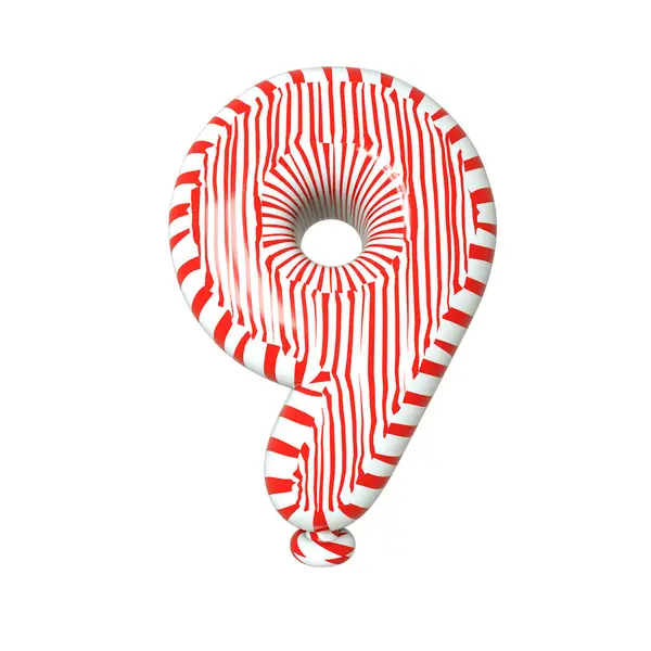 9 numaralı renkli balon beyaz arka planda izole edilmiş. Parti, doğum günü, yıldönümü ve düğün dekorasyonu. resim simgesi. Yazı veya nesneler için boş kopyalama alanı