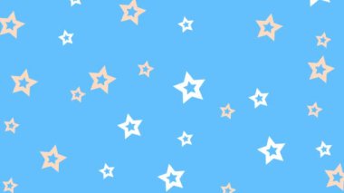 Soyut, geometrik şekiller ve sihirli kıvılcımlarla donatılmış renkli şablon arkaplanı.