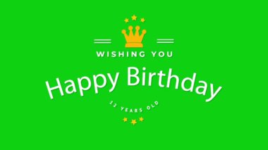 Doğum günün kutlu olsun 4K animasyon filmi