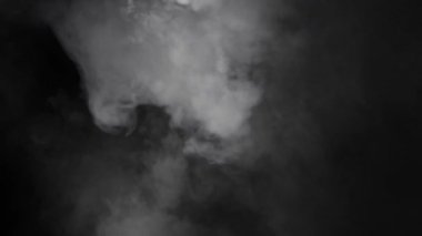 Şok dalgası parçacık patlaması animasyon hareketi grafiksel soyut etki. 3 boyutlu şok dalgası etkisi ve siyah arkaplanda izole edilmiş farklı dalgalar. Soyut duman patlaması canlandırması.