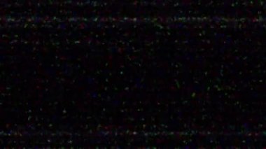 Arıza gürültüsü statik televizyon VFX. Görsel video efektleri arka plan çizgileri, TV ekranı ses arızası efekti. Video düzenleme için görüntü arkaplanı, geçiş efekti