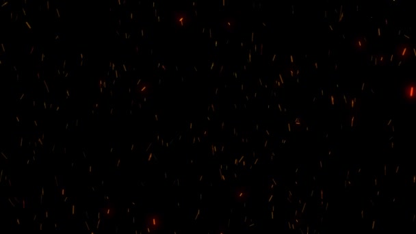 ショックウェーブ粒子爆発アニメーションモーショングラフィック抽象効果 3D爆発ショックウェーブ効果と黒の背景に隔離された異なる波 アブストラクト煙爆発アニメーション — ストック動画