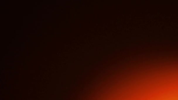 Бурштинове Світло Витікає Чорному Тлі Накладання Перехід Фільтри Кольорів Відео — стокове відео