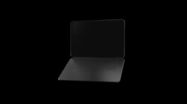 Laptop Bilgisayar, Cep Telefonu ve Tablet PC Modifiye Video Animasyonu. Yeşil ekran ve arkaplan ile 4K Dijital aygıtlar.