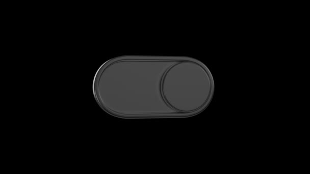 Анимированный Swift Icon Loop Мбаппе Красно Зеленый Выбор Чёрном Фоне — стоковое видео