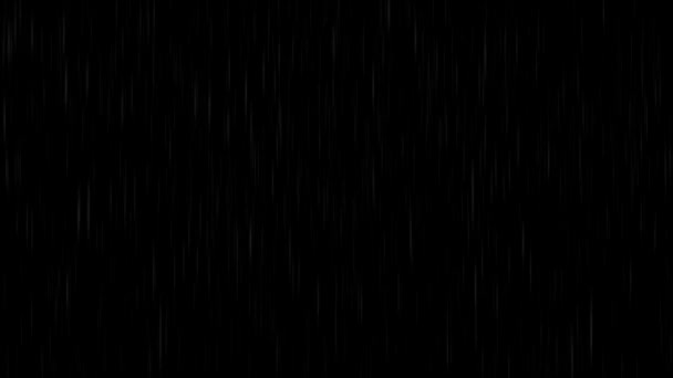 Loop Rain Drops Fallen Mit Alpha Channel Realistisch Qualitativ Hochwertig — Stockvideo