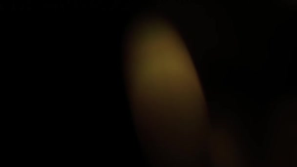Легкі Органічні Витоки Впливають Фонову Анімацію Світло Лінзи Просочується Навколо — стокове відео