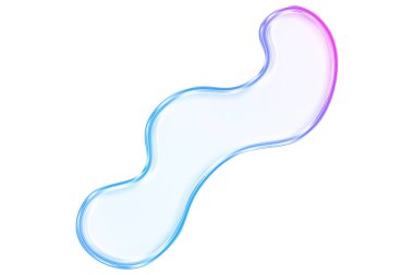 Beyaz arka plan üzerinde izole kabarcık