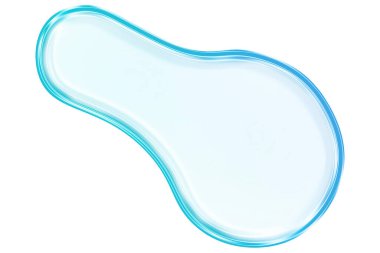 Beyaz arka plan üzerinde izole kabarcık