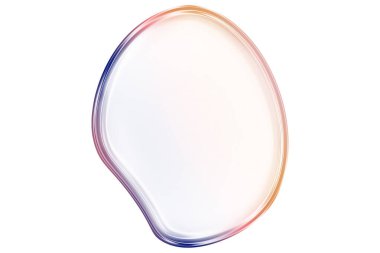 Beyaz arka plan üzerinde izole kabarcık