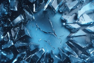 Kış Harikalar Diyarı: İzlanda 'daki bir buz mağarasından soyut buz dokusu arkaplanı. Soğuk ve Mistik 'in büyüleyici bir karışımı.