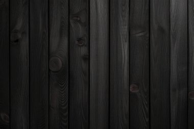 Siyah ahşap çit desen ve sorunsuz arka plan
