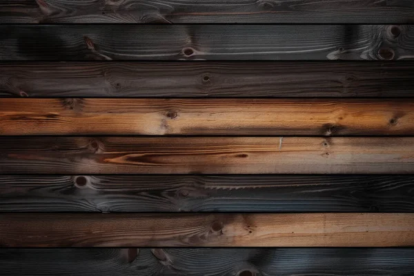 Черная Древесина Забор Рисунок Бесшовный Фон — стоковое фото