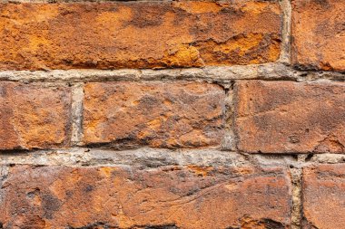 Büyüleyici Kırmızı Tuğla Duvar Arkaplanı: Zamansız Güzellik ve Kırsal Cazibe