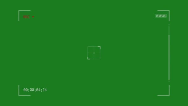 Chroma Fond Clé Écran Vert Avec Icône Point Illustration Vectorielle — Video